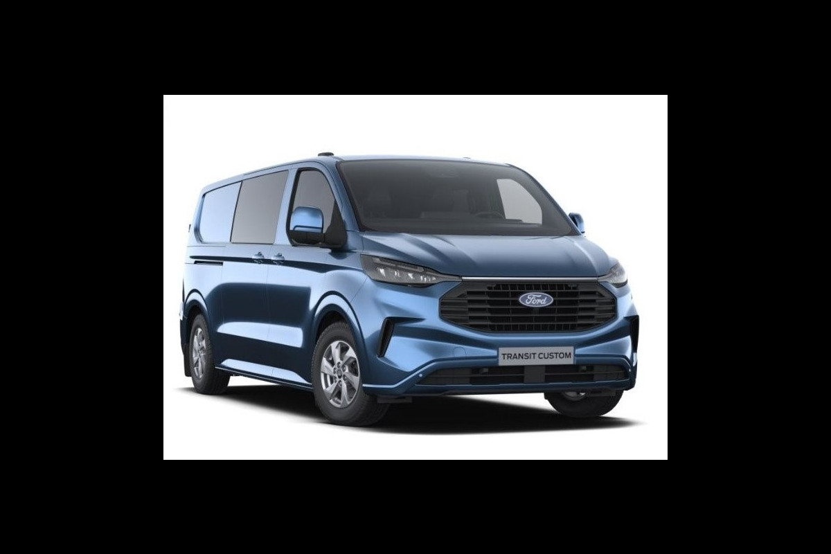 Ford Transit Custom 2.0 TDci 170pk L2 H1 Limited DC Airco Navigatie Camera 2x Schuifdeur