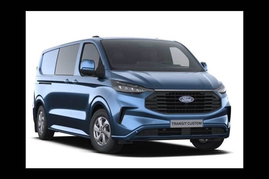 Ford Transit Custom 2.0 TDci 170pk L2 H1 Limited DC Airco Navigatie Camera 2x Schuifdeur