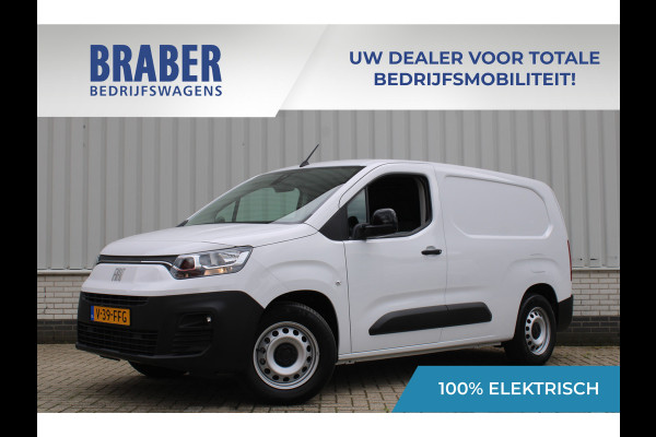 Fiat E-Doblò 136 L2 50 kWh | Airco | Navi | Reservewiel | Cruise | Klaptafels achterzijde voorstoelen | Comfort connect pakket |