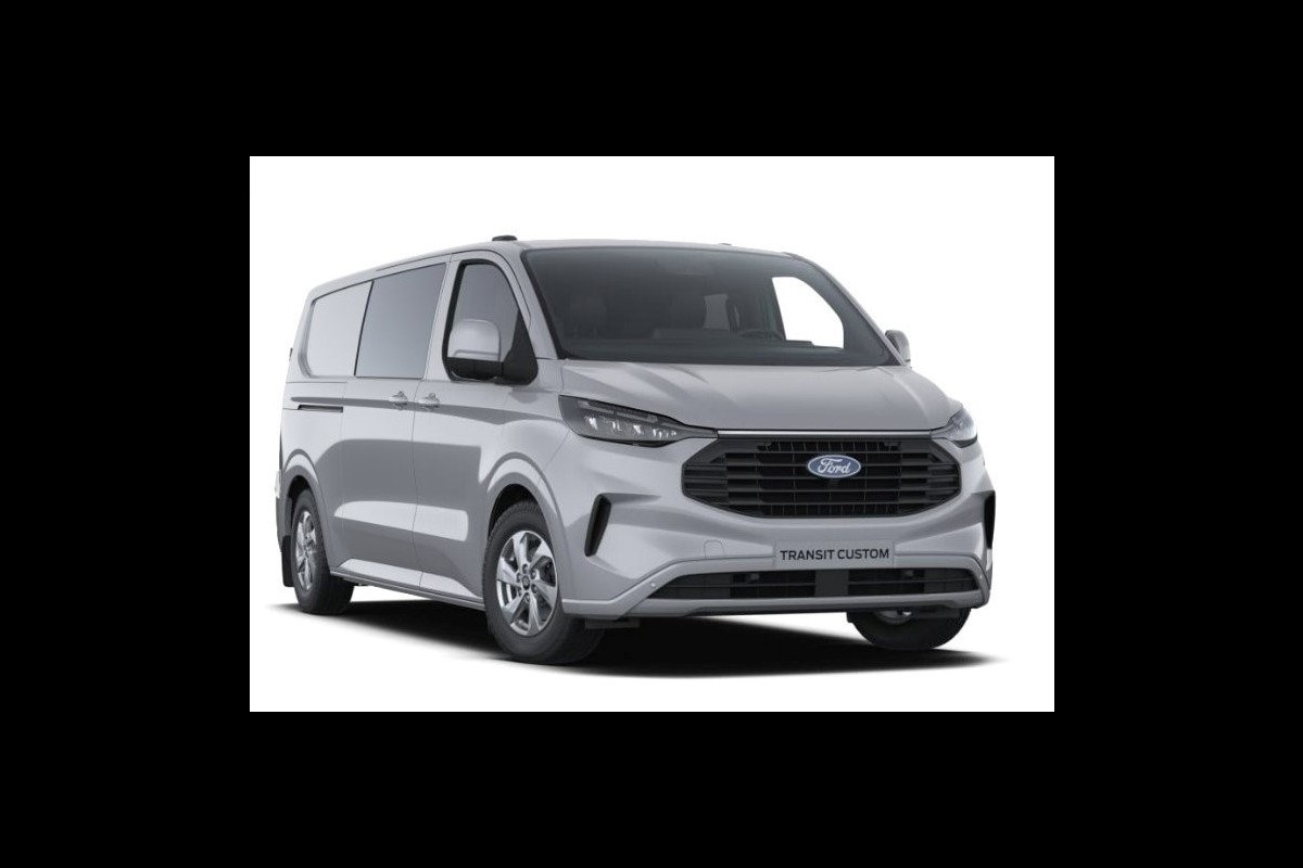 Ford Transit Custom 2.0 TDci 170pk L2 H1 Limited DC Airco Navigatie Camera 2x Schuifdeur