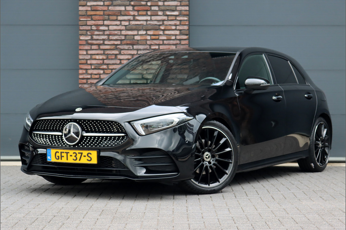 Mercedes-Benz A-Klasse 180 d AMG Line Aut8 | Distronic+ | Keyless Go | Sfeerverlichting | Surround Camera | Apple Carplay | Widescreen | Multibeam LED | Nightpakket | Rijassistentiepakket |