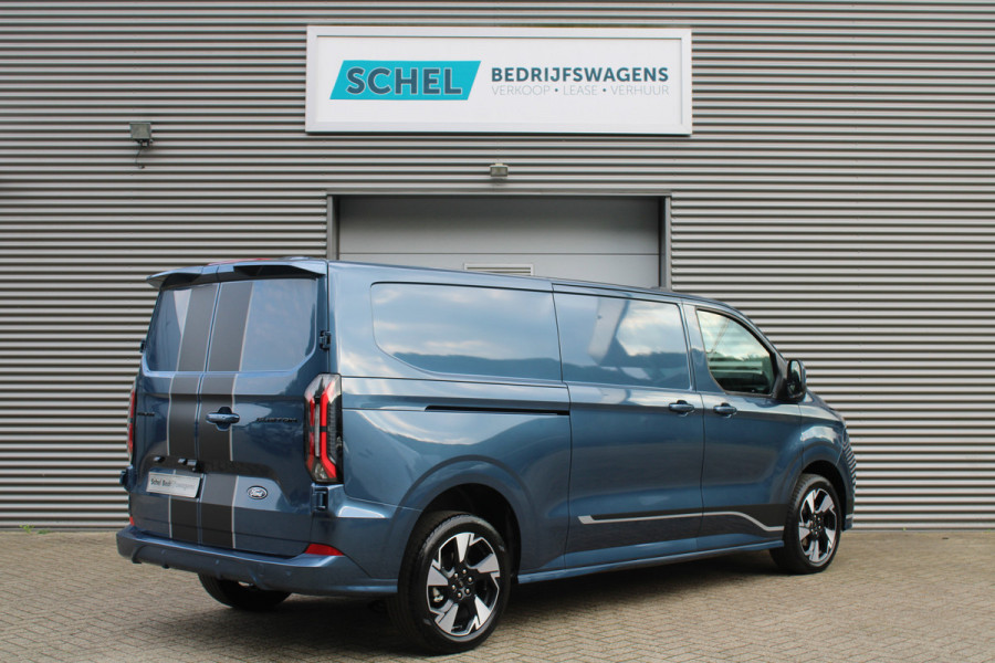 Ford Transit Custom 300 2.0 TDCI L2H1 Sport 170pk - 1+1 Stoelopstelling - 2x Schuifdeur - 19" LM velgen - ACC - Blind spot - Navi - Camera - Verwarm