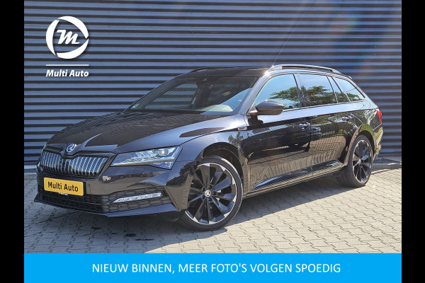 Škoda Superb Combi 1.4 TSI iV Sportline Business Plug In Hybrid PHEV | Panodak | Trekhaak af Fabriek  | Adaptive Cruise | Alcantara Sportstoelen Memory | Chrystal LED  | 19 "L.M | Stuurverwarming |