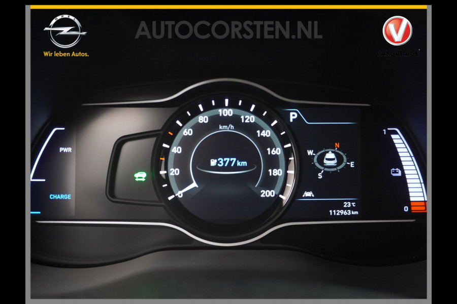 Hyundai Kona EV 64 kWh 204PK Grootste ACCU 3d-Navi Camera Apple Carplay DAB Android PDC Warmtepomp Lane-assist+Waarsch. Adaptive-CruiseContro Fashion Connected Services Elektr.Ramen+Spiegels Licht+Regensensor ACC HuD ETMS Priv.Glas ESP Vermoeidheids-herk. Botswaarsch. AEB ASR ESP nieuw 43000 euro enorm Elektr. Bereik !