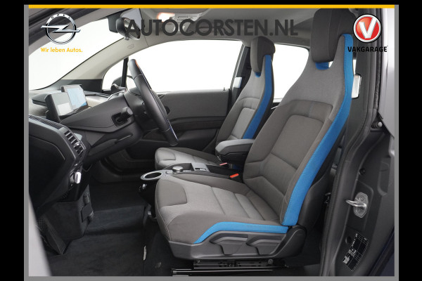 BMW i3 120Ah 42 kWh Navi Adaptive-Cruise+Stop&Go Multi-Media Camera Driving-assistent-plus 20"lmv File-Assistent Achteropkomend-Verkeer LED Elektr.Spiegels+Verwarmd Verwarming/koeling/navi via telefoon Executive Edition 120Ah 42 kWh Orig,NLse Auto 1e eigenaar Deze rappe BMW is ook heel veilig, licht en duurzaam dankzij Carbon en kunstof !