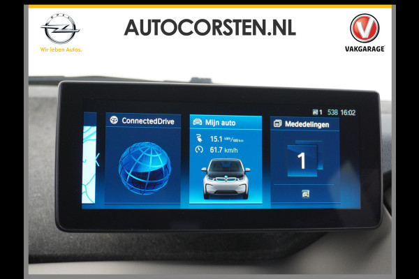 BMW i3 120Ah 42 kWh Navi Adaptive-Cruise+Stop&Go Multi-Media Camera Driving-assistent-plus 20"lmv File-Assistent Achteropkomend-Verkeer LED Elektr.Spiegels+Verwarmd Verwarming/koeling/navi via telefoon Executive Edition 120Ah 42 kWh Orig,NLse Auto 1e eigenaar Deze rappe BMW is ook heel veilig, licht en duurzaam dankzij Carbon en kunstof !