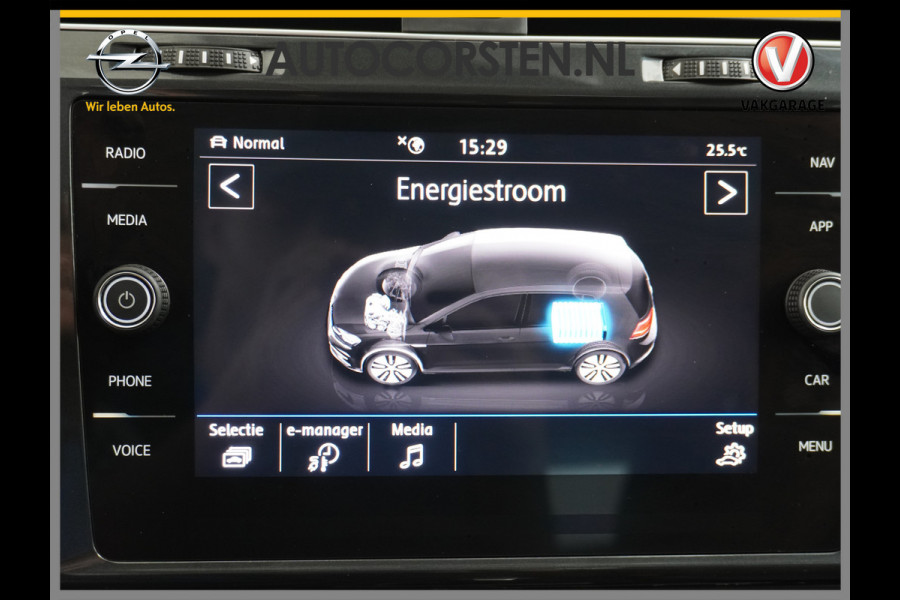 Volkswagen e-Golf Adap.Cruise Navi-Pro Warmtepomp App-Connect Apple Android MirrorLink Led Pdc Dab Tel. Usb Ecc Isofix 16''LM EDITION