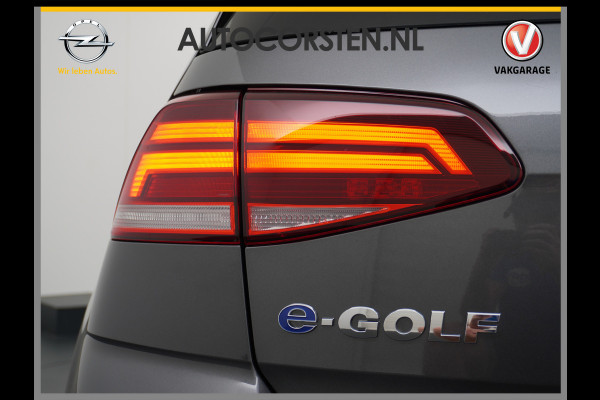 Volkswagen e-Golf Adap.Cruise Navi-Pro Warmtepomp App-Connect Apple Android MirrorLink Led Pdc Dab Tel. Usb Ecc Isofix 16''LM EDITION