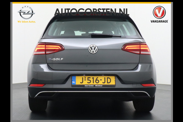 Volkswagen e-Golf Adap.Cruise Navi-Pro Warmtepomp App-Connect Apple Android MirrorLink Led Pdc Dab Tel. Usb Ecc Isofix 16''LM EDITION