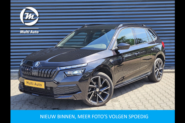 Škoda Kamiq 1.5 TSI ACT Monte Carlo 150pk DSG | Panodak | Trekhaak af Fabriek | Camera | Sportstoelen Verwarmd | LED | Apple Carplay | Navi Full Map |