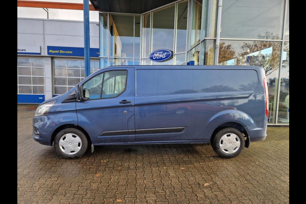 Ford Transit Custom 300 2.0 TDCI L2H1 Trend 130pk SCI | Automaat | Driver Assistance Pack Premium | Navigatiesysteem | Camera| Reservewiel | Chrome Blue Metallic