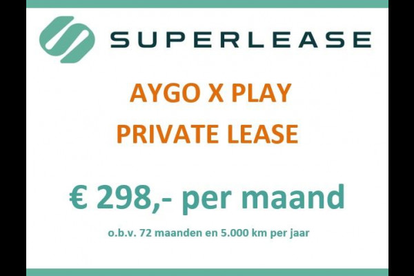 Toyota Aygo X 1.0 VVT-i MT Play 2024 | 10 JAAR GARANTIE | NIEUW UIT VOORRAAD LEVERBAAR |