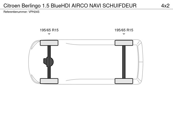 Citroën Berlingo 1.5 BlueHDI AIRCO NAVI SCHUIFDEUR