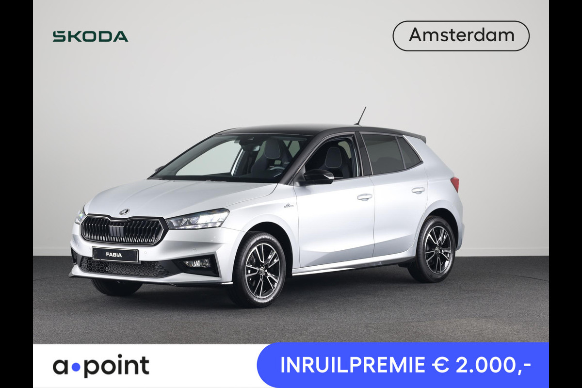 Škoda Fabia 1.0 TSI 95 pk Monte Carlo 5 versn. Hand | Licht en Zicht pakket | Winter pakket | Zwart dak