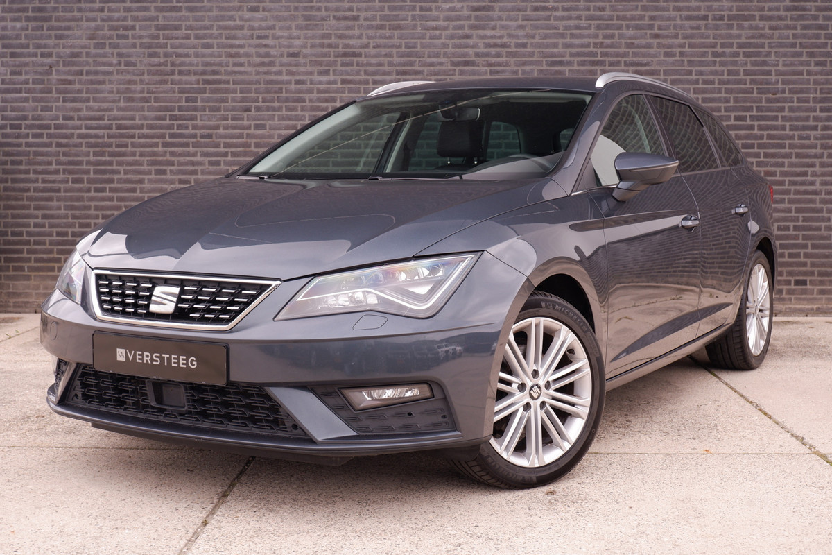 Seat León ST 1.5 TSI Xcellence Afn. trekhaak | Virtual | LED | Navi | PDC | Carplay | Clima