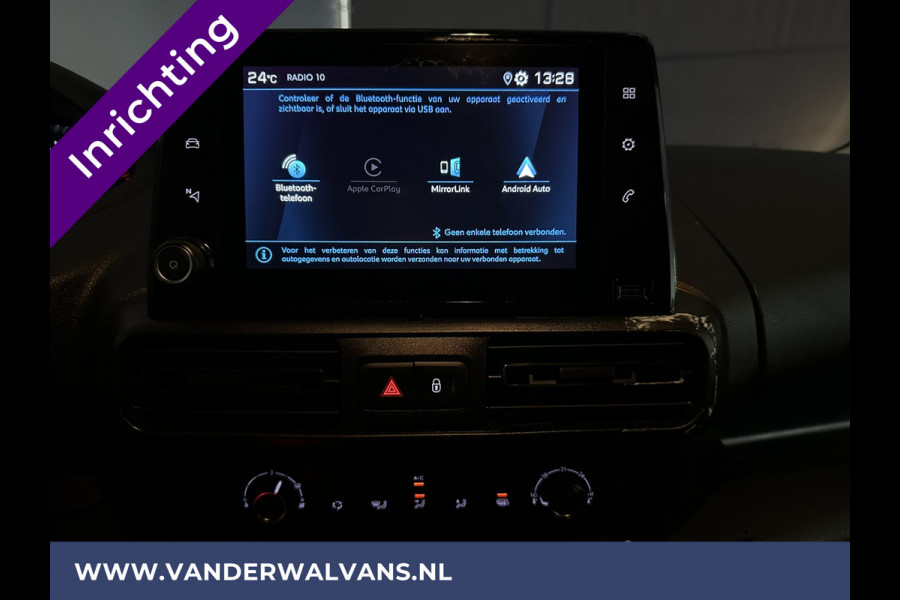 Peugeot Partner 1.6 BlueHDI 100pk L1H1 Inrichting Euro6 Airco | Trekhaak | Apple Carplay Android Auto, Cruisecontrol, Parkeersensoren