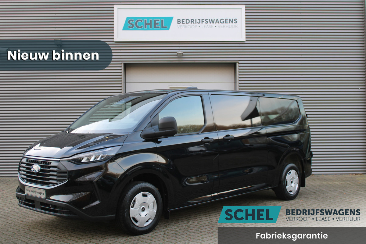 Ford Transit Custom 320 2.0 TDCI L2H1 Trend 136pk - 2x Schuifdeur - LED koplampen - Navigatie - Carplay - Android - Camera - Stoelverwarming - 70l t