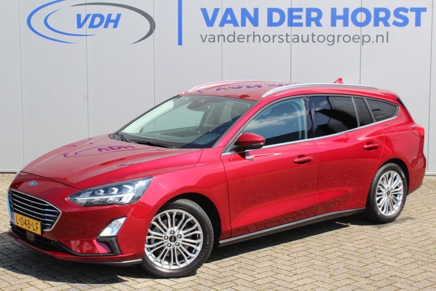 Ford FOCUS Wagon 1.5-150pk EcoBoost Titanium Business. Geweldig mooie en luxe Ford Focus wagon. Slechts 38.000km ! Trekgewicht 1.500kg ! Volautm. airco dual, navigatie, telefoonvoorb., LM wielen, stoel-, stuur- en voorraamverwarming, LED verlichting, trekhaak etc.