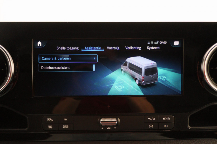 Mercedes-Benz Sprinter 319 CDI L2H2 Automaat 3-Zits, LED, Navigatie, Cruise, Camera, PDC, Apple CarPlay, Side-Steps, 18''