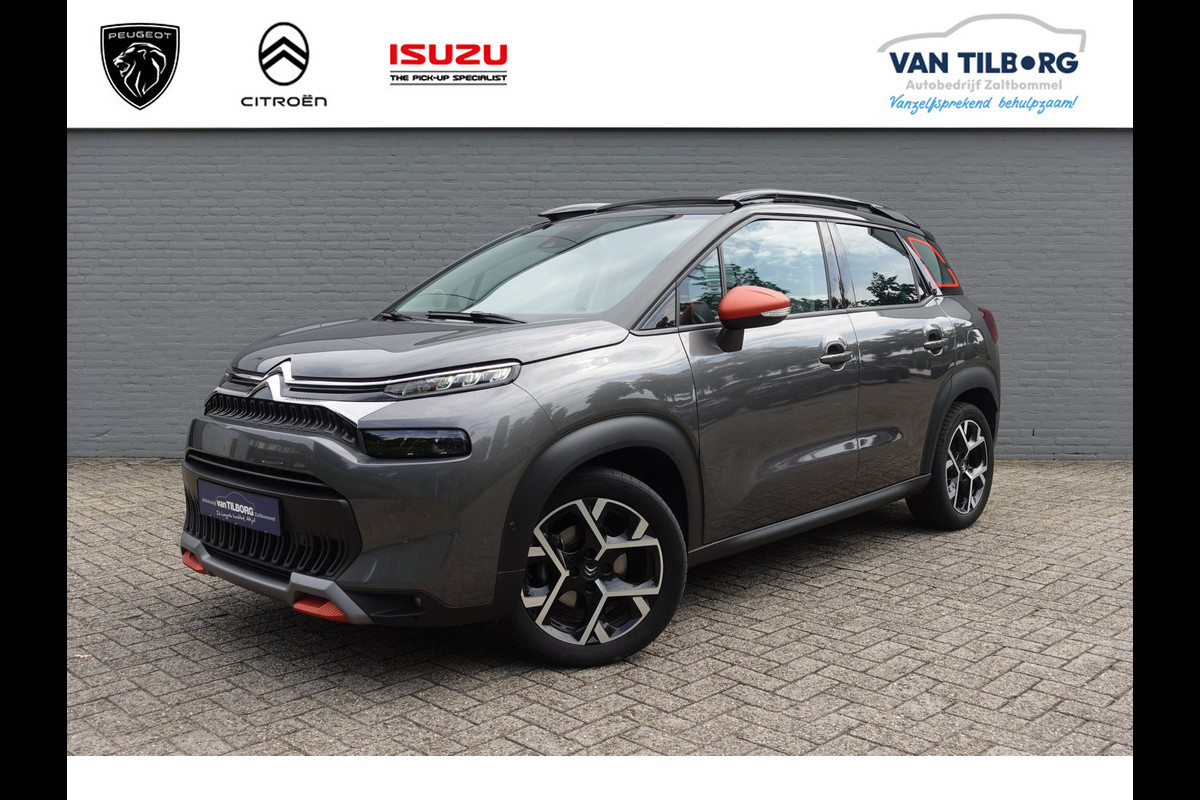 Citroën C3 Aircross 1.2 PureTech Shine | AUTOMAAT | PANO / SCHUIF | VERW VOORRUIT | NAV | A. CAM | KEYLESS | 17'' LMV.