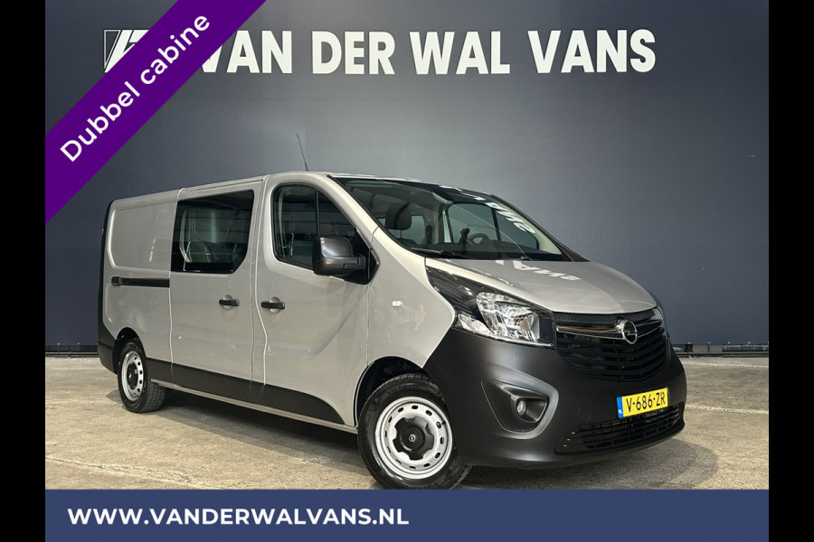 Opel Vivaro 1.6 CDTI L2H1 Dubbele Cabine Euro6 Airco | Navigatie | Camera | 6 Zits | Cruisecontrol Parkeersensoren, LED, Bijrijdersbank, Trekhaak