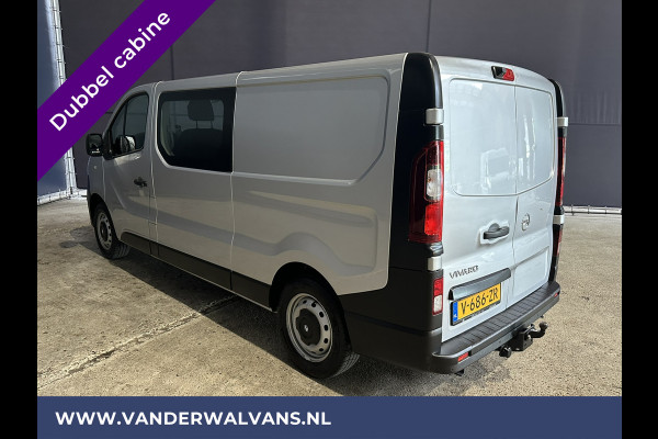 Opel Vivaro 1.6 CDTI L2H1 Dubbele Cabine Euro6 Airco | Navigatie | Camera | 6 Zits | Cruisecontrol Parkeersensoren, LED, Bijrijdersbank, Trekhaak