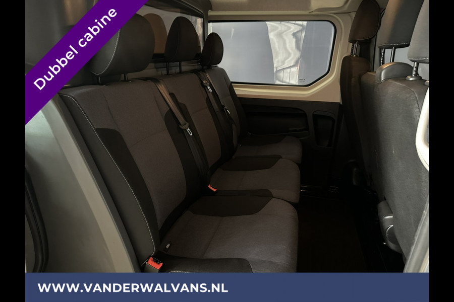 Opel Vivaro 1.6 CDTI L2H1 Dubbele Cabine Euro6 Airco | Navigatie | Camera | 6 Zits | Cruisecontrol Parkeersensoren, LED, Bijrijdersbank, Trekhaak