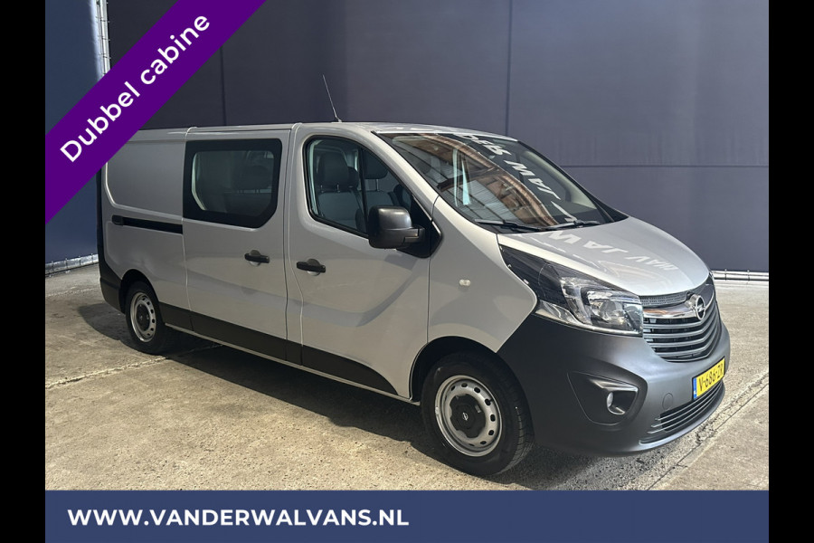 Opel Vivaro 1.6 CDTI L2H1 Dubbele Cabine Euro6 Airco | Navigatie | Camera | 6 Zits | Cruisecontrol Parkeersensoren, LED, Bijrijdersbank, Trekhaak