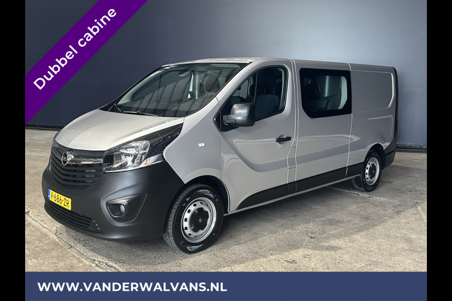 Opel Vivaro 1.6 CDTI L2H1 Dubbele Cabine Euro6 Airco | Navigatie | Camera | 6 Zits | Cruisecontrol Parkeersensoren, LED, Bijrijdersbank, Trekhaak