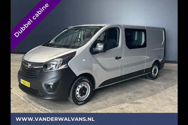 Opel Vivaro 1.6 CDTI L2H1 Dubbele Cabine Euro6 Airco | Navigatie | Camera | 6 Zits | Cruisecontrol Parkeersensoren, LED, Bijrijdersbank, Trekhaak