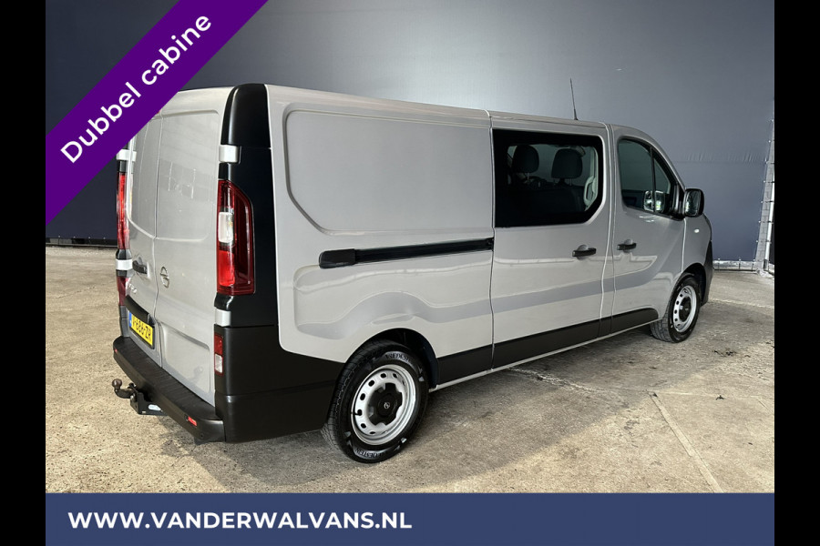 Opel Vivaro 1.6 CDTI L2H1 Dubbele Cabine Euro6 Airco | Navigatie | Camera | 6 Zits | Cruisecontrol Parkeersensoren, LED, Bijrijdersbank, Trekhaak