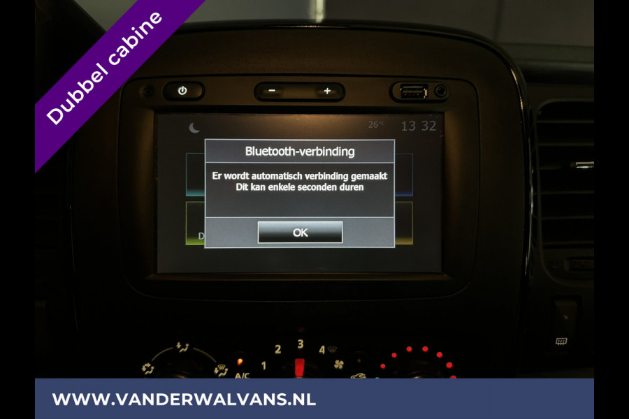 Opel Vivaro 1.6 CDTI L2H1 Dubbele Cabine Euro6 Airco | Navigatie | Camera | 6 Zits | Cruisecontrol Parkeersensoren, LED, Bijrijdersbank, Trekhaak