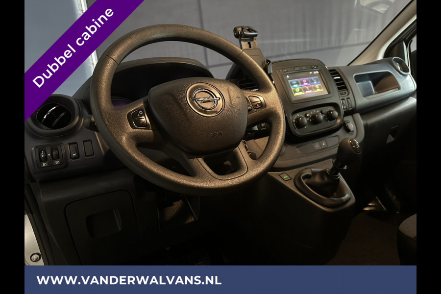 Opel Vivaro 1.6 CDTI L2H1 Dubbele Cabine Euro6 Airco | Navigatie | Camera | 6 Zits | Cruisecontrol Parkeersensoren, LED, Bijrijdersbank, Trekhaak