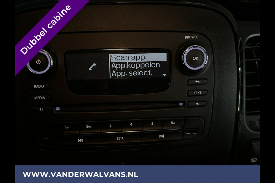Opel Vivaro 1.6 CDTI 125pk L2H1 Dubbele cabine Euro6 Airco | Trekhaak | 5 Zits | Sidebars Cruisecontrol, LED, Bluetooth-telefoonvoorbereiding