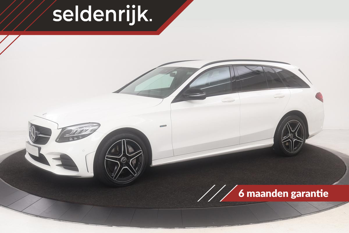 Mercedes-Benz C-Klasse 300 de AMG Night | Trekhaak | Carplay | Stoelverwarming | Memory | Sfeerverlichting | Half leder | Park Assist | Full LED