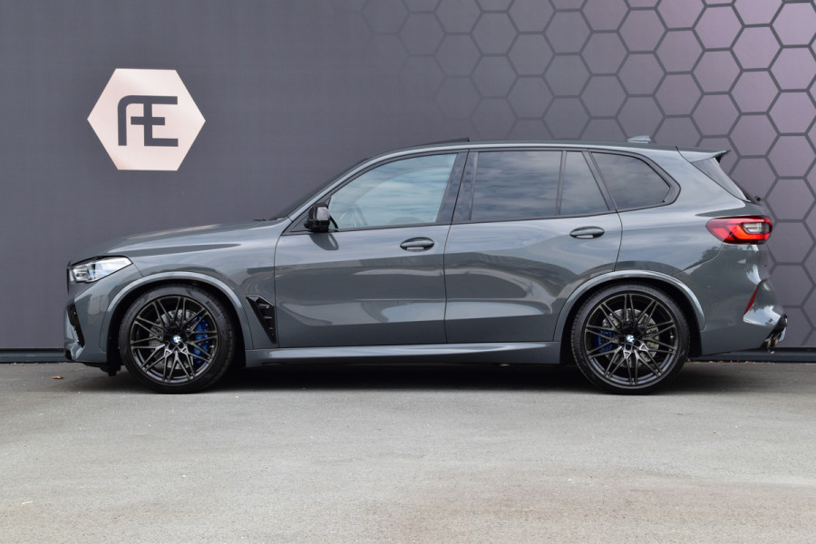 BMW X5M COMPETITION | BTW AUTO | LAMBORGHINI GRIGIO TELESTO | ADAPTIVE | MASSAGE | VOL LEDER | HEAD UP | CARBON INTERIEUR | SKY LOUNGE P