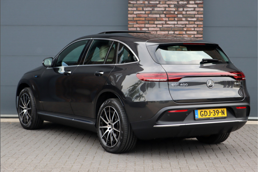 Mercedes-Benz EQC 400 4-MATIC AMG Line 80 kWh | Schuifdak | Distronic+ | Memory | Verwamd Stuurwiel | Stoelventilatie | HUD | Keyless Go | Surround Camera | Rijassistentiepakket |