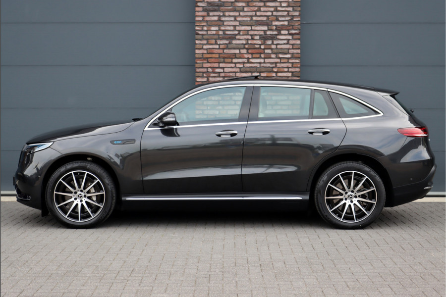 Mercedes-Benz EQC 400 4-MATIC AMG Line 80 kWh | Schuifdak | Distronic+ | Memory | Verwamd Stuurwiel | Stoelventilatie | HUD | Keyless Go | Surround Camera | Rijassistentiepakket |