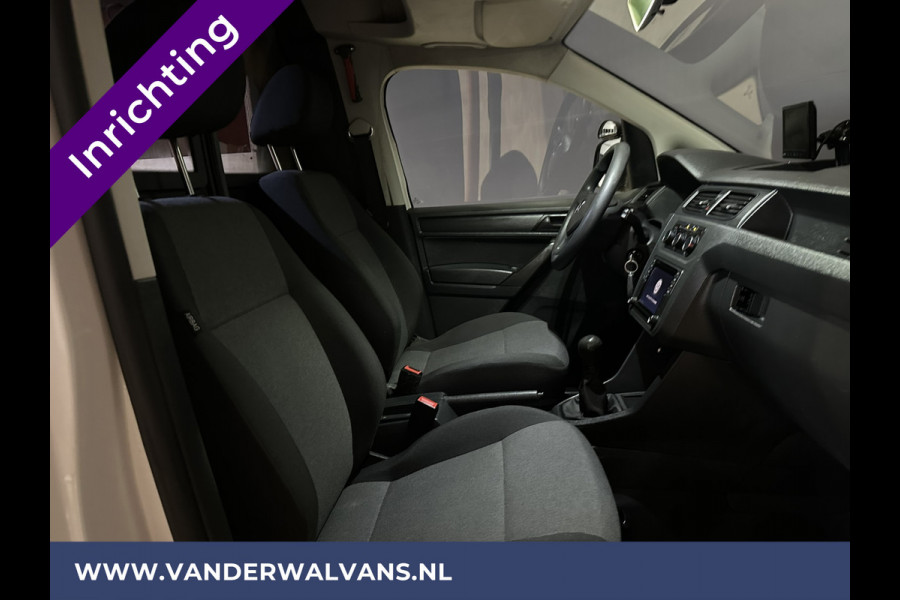 Volkswagen Caddy 2.0 TDI 102pk L2H1 inrichting Euro6 Airco | Navigatie | Apple Carplay | Cruisecontrol Android Auto, 1500kg Trekhaak, Zijdeur