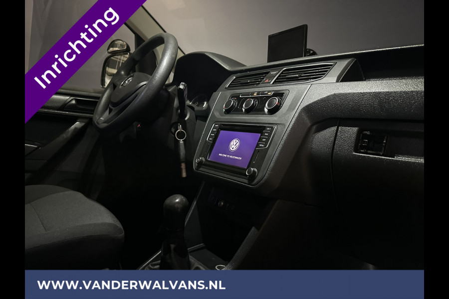 Volkswagen Caddy 2.0 TDI 102pk L2H1 inrichting Euro6 Airco | Navigatie | Apple Carplay | Cruisecontrol Android Auto, 1500kg Trekhaak, Zijdeur