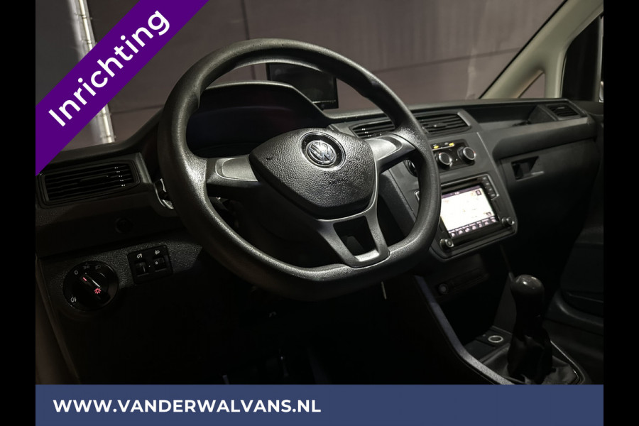 Volkswagen Caddy 2.0 TDI 102pk L2H1 inrichting Euro6 Airco | Navigatie | Apple Carplay | Cruisecontrol Android Auto, 1500kg Trekhaak, Zijdeur