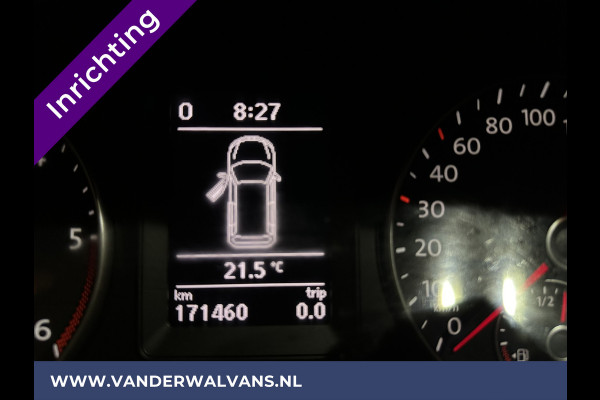 Volkswagen Caddy 2.0 TDI 102pk L2H1 inrichting Euro6 Airco | Navigatie | Apple Carplay | Cruisecontrol Android Auto, 1500kg Trekhaak, Zijdeur