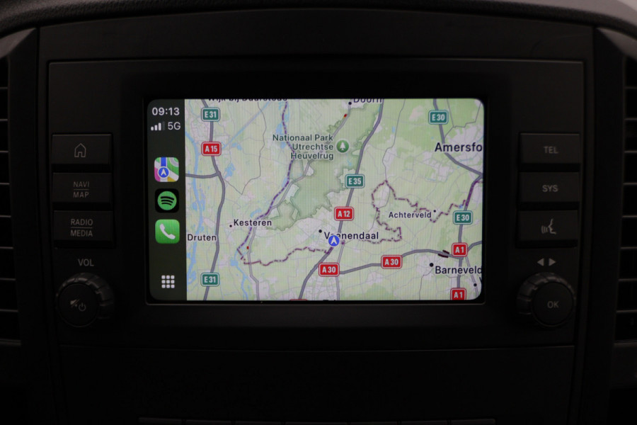 Mercedes-Benz Vito 116 CDI Extra Lang Automaat 3-Zits, Airco, Navigatie, Camera, Apple CarPlay, Cruise, Achterdeuren 270°