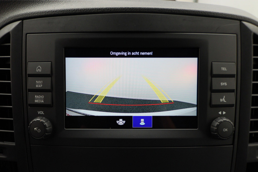 Mercedes-Benz Vito 116 CDI Extra Lang Automaat 3-Zits, Airco, Navigatie, Camera, Apple CarPlay, Cruise, Achterdeuren 270°