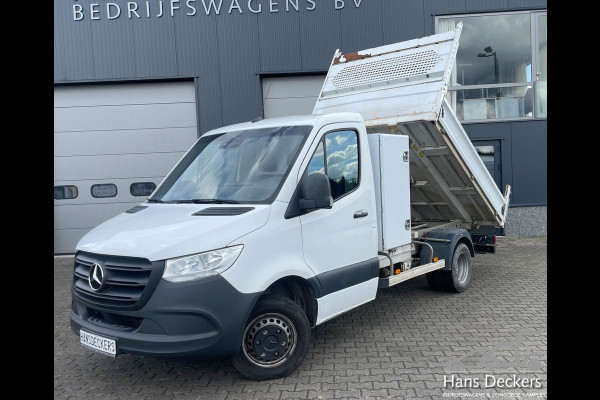 Mercedes-Benz Sprinter 514 L2 Kipper Open laadbak Tipper 3500KG Airco Tipper Airco Kist Direct leverbaar!