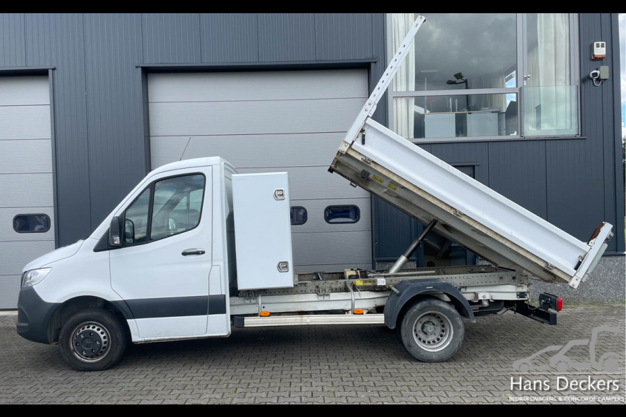 Mercedes-Benz Sprinter 514 L2 Kipper Open laadbak Tipper 3500KG Airco Tipper Airco Kist Direct leverbaar!