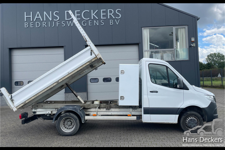 Mercedes-Benz Sprinter 514 L2 Kipper Open laadbak Tipper 3500KG Airco Tipper Airco Kist Direct leverbaar!