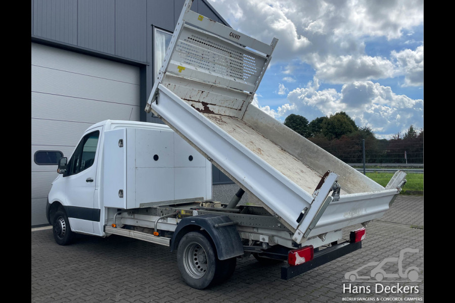 Mercedes-Benz Sprinter 514 L2 Kipper Open laadbak Tipper 3500KG Airco Tipper Airco Kist Direct leverbaar!