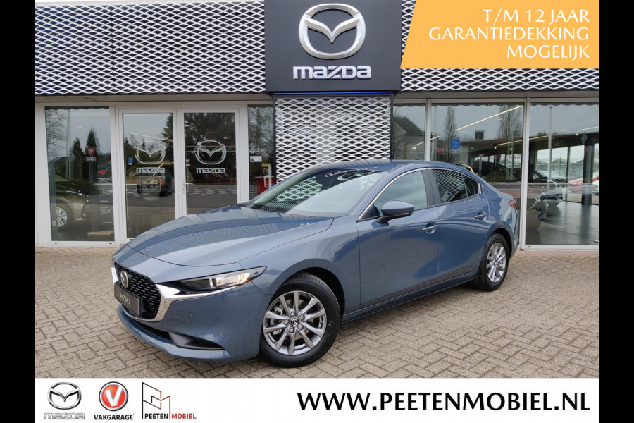 Mazda 3 2.0 E-SkyActiv-G 122 Comfort Automaat | LEER PAKKET | 6 JAAR GARANTIE! |