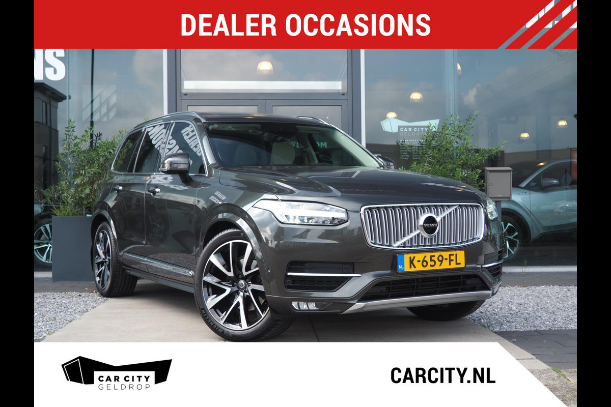 Volvo XC90 2.0 T6 AWD Inscription / 7 Zit / Luchtvering / Pano / HUD / H&K / ACC / Memory / CarPlay / Stoel koeling / El. Trekhaak